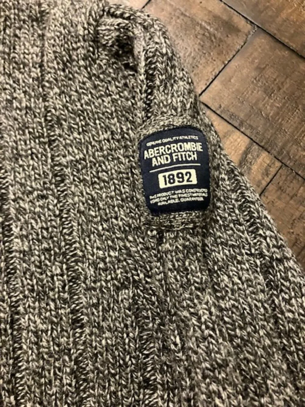 Abercrombie Wool Men Ribbed Sweater - Picture 4 of 4